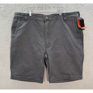 Walls Shorts Mens 42 Gray Duck Canvas Dalhart Relaxed Fit Flexible Workwear NEW